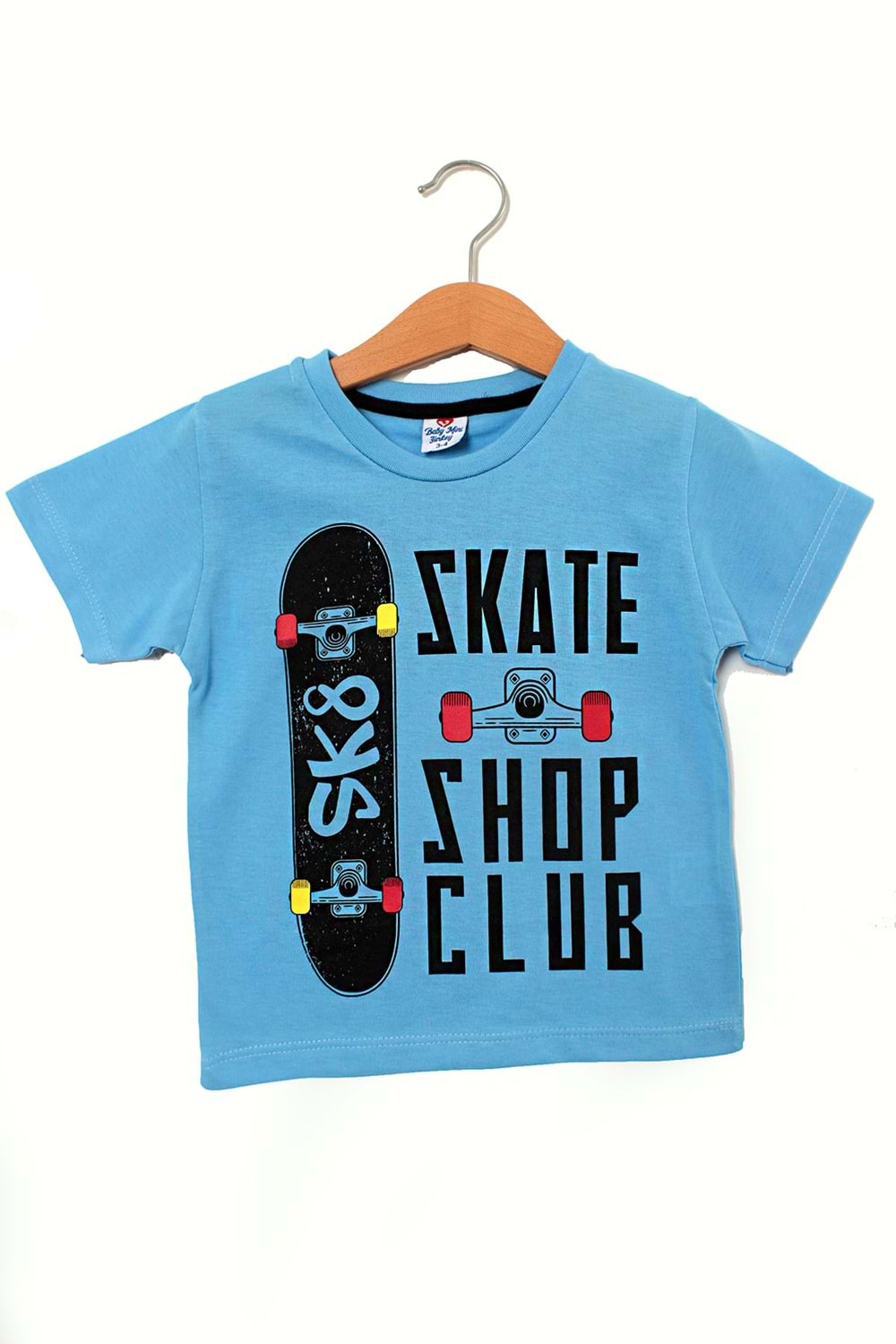 SKATE ÇOCUK TSHİRT - Çocuksan - Tshirt - BEBE MAVİSİ - 6 YAŞ - CS2023000030-3244