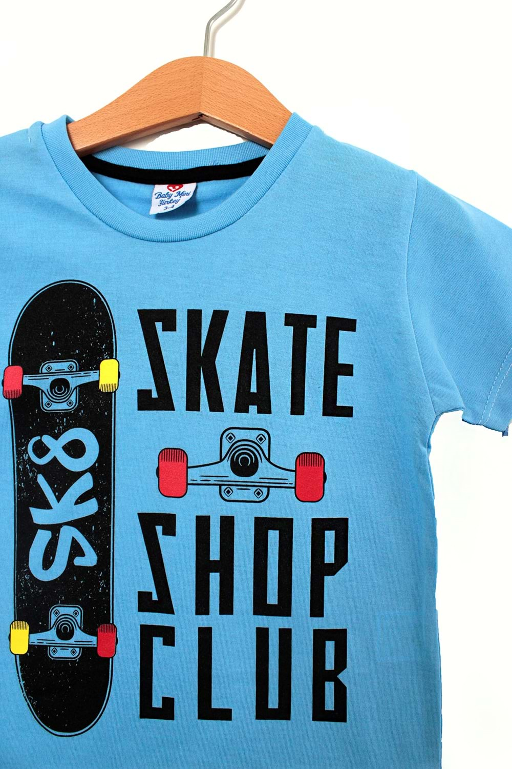 SKATE ÇOCUK TSHİRT - Çocuksan - Tshirt - BEBE MAVİSİ - 6 YAŞ - CS2023000030-3244