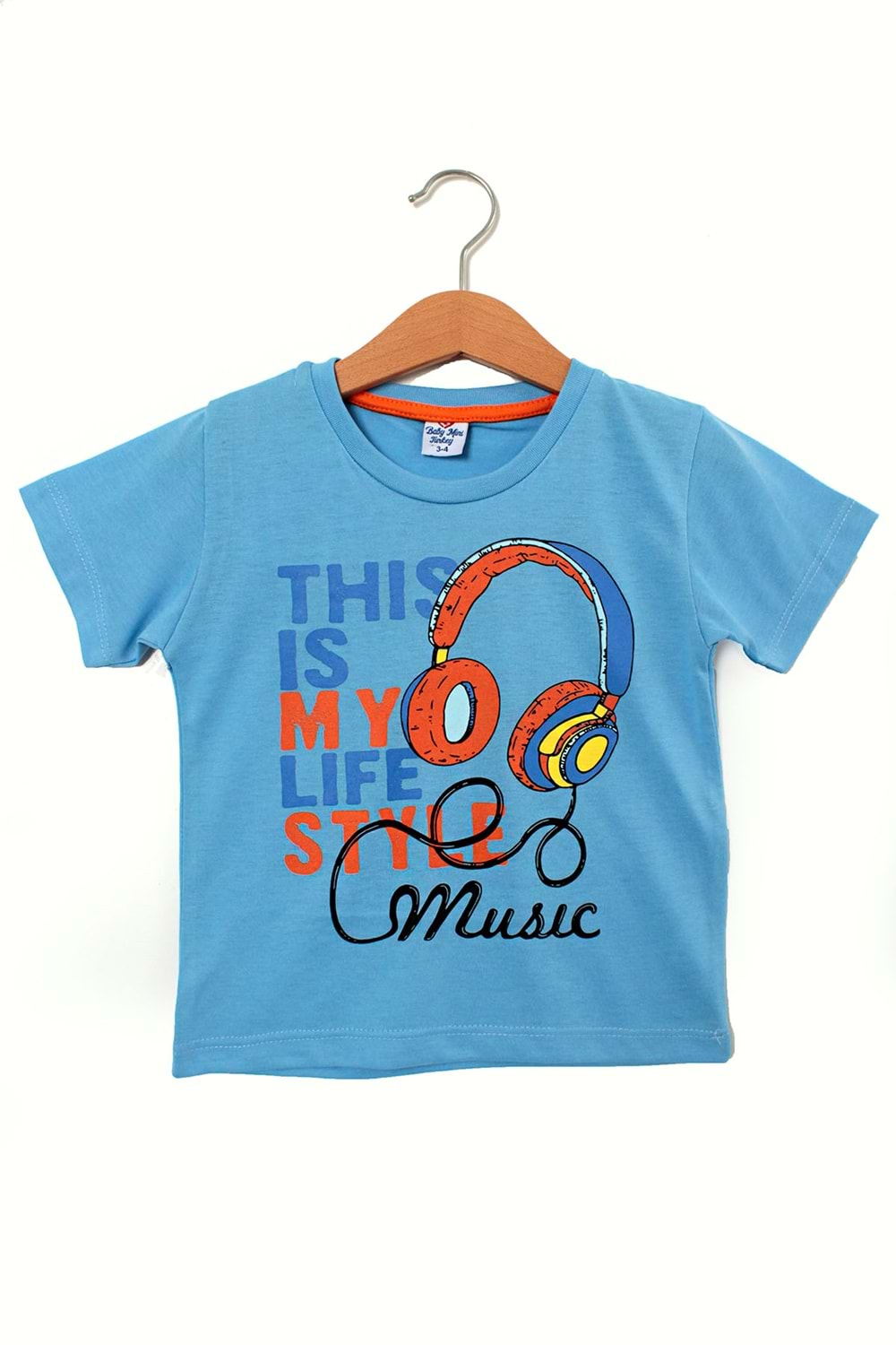 MUSİC ÇOCUK TSHİRT - Çocuksan - Tshirt - BEBE MAVİSİ - 5 YAŞ - CS2023000031-3269