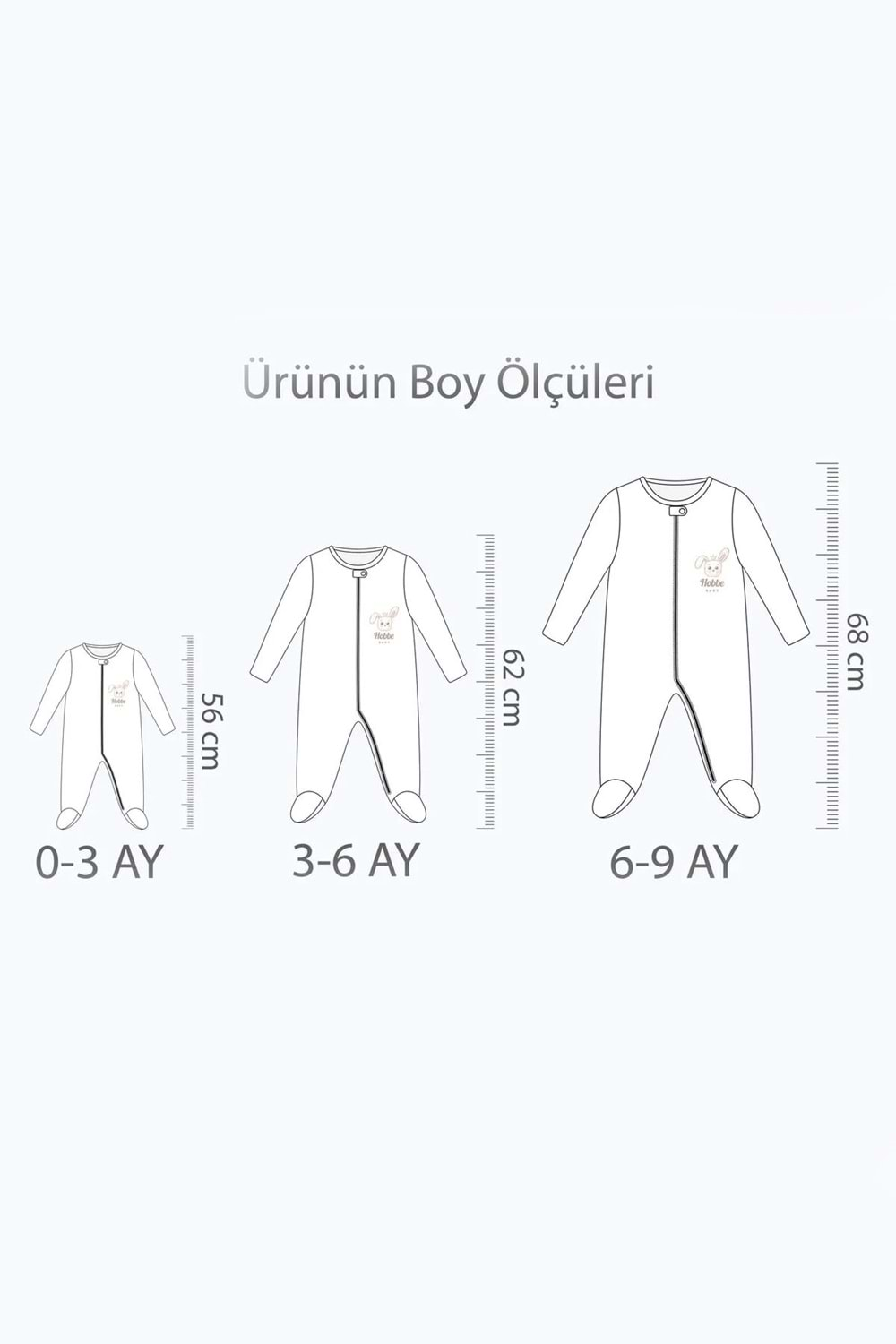 Unisex Puan Desenli Patikli Çıtçıklı Yenidoğan Bebek Tulum