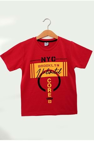 NYC ERKEK TSHİRT - Baby Mini Turkey - Tshirt - KIRMIZI - 9 YAŞ - CS2023000022-2934