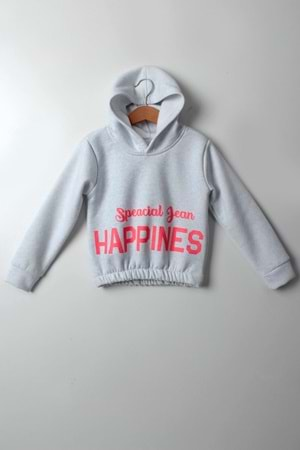 KIZ ÇOCUK HAPPINES SWEATSHİRT - Çocuksan - Sweatshirt - BEBE MAVİSİ - 10 YAŞ - CS2023000072-4258