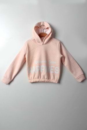 KIZ ÇOCUK HAPPINES SWEATSHİRT - Çocuksan - Sweatshirt - SOMON - 10 YAŞ - CS2023000072-4270